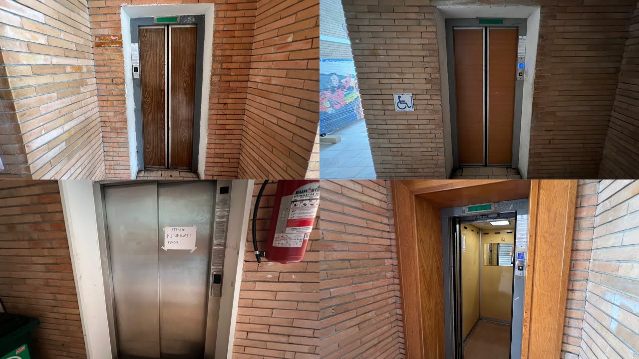 4x Old IFMA Traction Elevators(1x out of service,3x mod.)@Casa Albă, Miercurea Ciuc, Romania