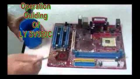 Operation Guiding of LY SV550C Align Touch screen BGA Rework Station,3 Zone,5000W