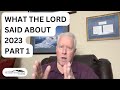 Part 1 what the lord said about 2023 judgment