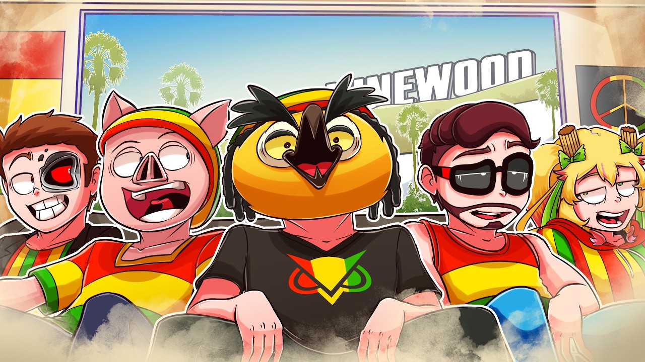 The Vanoss Crew get HIGH in GTA5!
