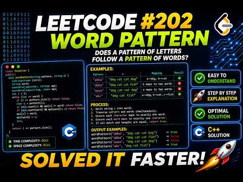 LeetCode 202 - Happy Number Explained in C++ 🚀