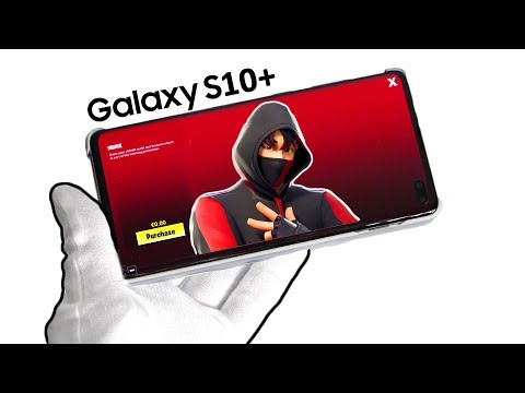 The "Fortnite Phone 3" Unboxing (iKONIK Skin) Samsung Galaxy S10+ 1TB Fortnite Battle Royale