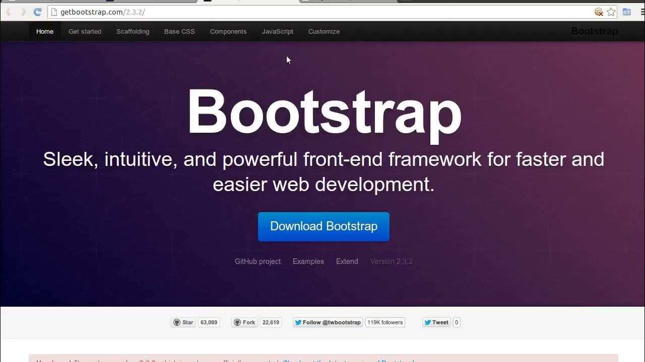 Bootstrap source. Twitter bootstrap.