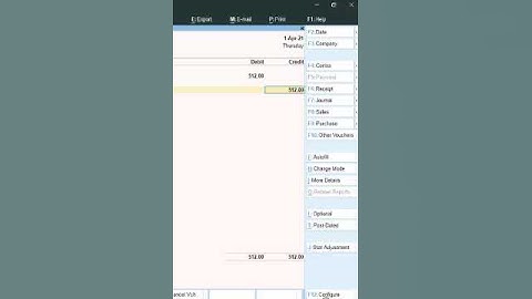 TallyPrime Convert By-To option to Dr-Cr option #shorts