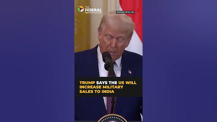 #Trump says the #US will increase military sales to #India, and eventually provide F-35 jets