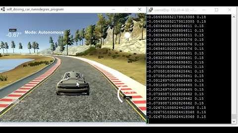 Autonomous Driving Simulation with Udacity