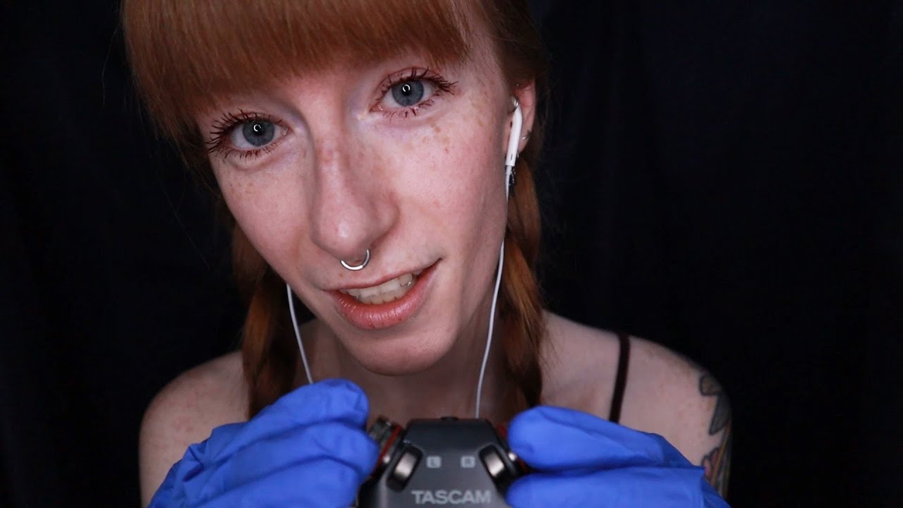 ASMR | Gentle ear cleaning with the TASCAM 🫠 (Whispered)