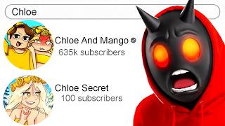 EXPOSING CHLOE'S SECRET CHANNEL...