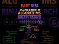 PART 5(B) – Binary Searching 🔍Analysis & Design of Algorithms.#BinarySearch #ADA #Algorithm #DSA