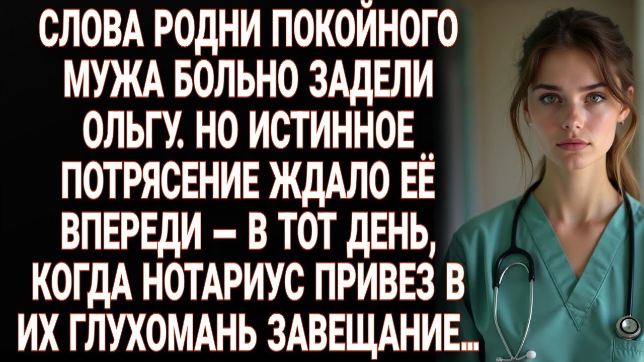 Слова родни задели Ольгу, но шоком стало завещание, которое нотариус привез в их глухомань