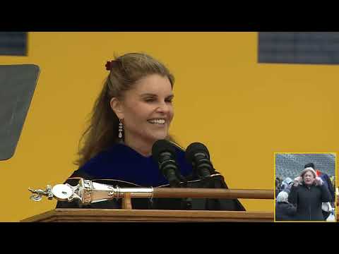 This Uncertain Moment Is Your Gift | Maria Shriver Commencement Address 