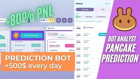 Pancakeswap Prediction Bot Analyst / +80% Profit Per Day / Best Bot 2023