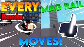 Roblox Parkour | [OUT DATED] Every MagRail Moves! [Re-Make]
