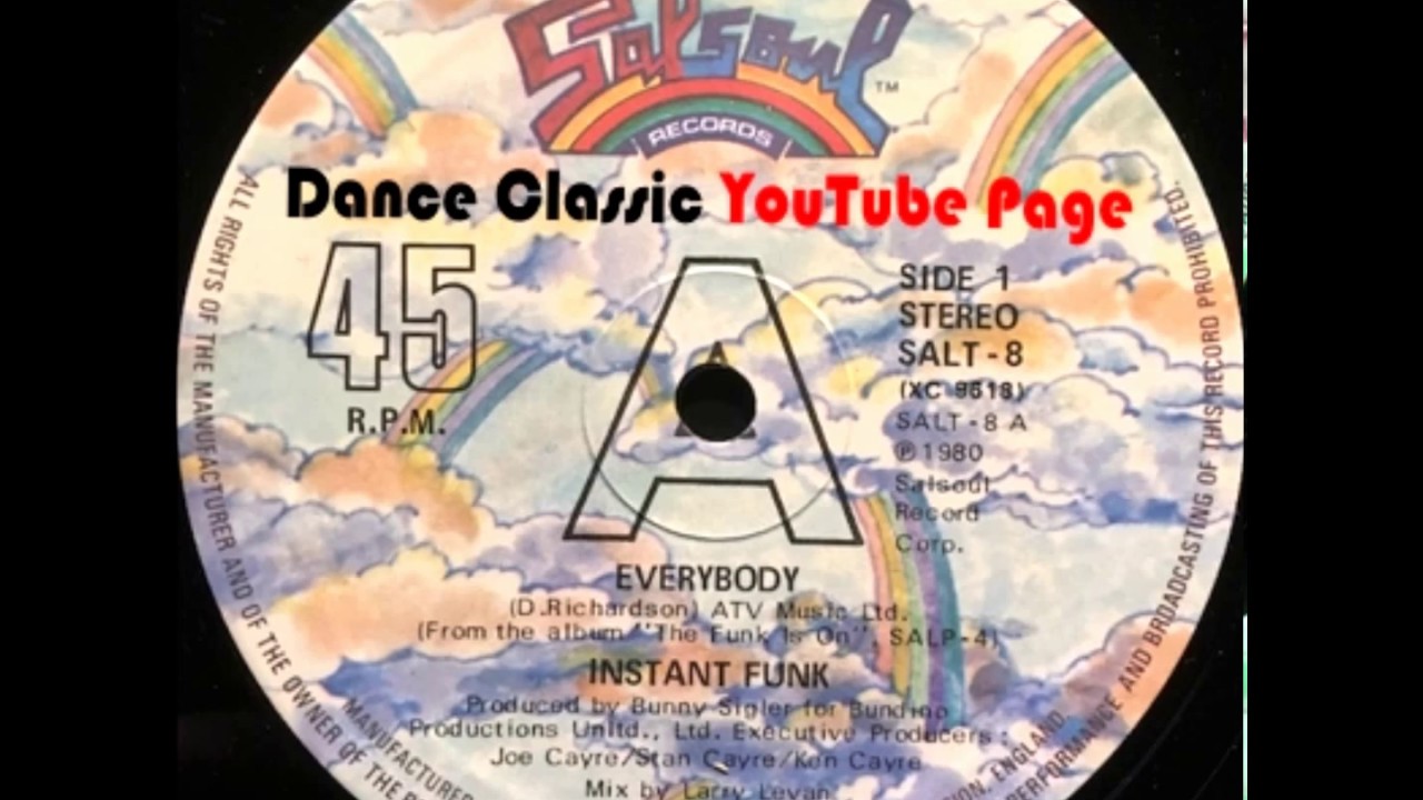 Instant Funk - Everybody (A Larry Levan Mix) - YouTube