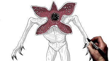 How To Draw The Demogorgon | Step By Step | Stranger Things 5