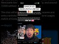 BARCA VS NEWCASTLE UNITED Football Barcelona Newcastle Uefachampionsleague Lamineyamal