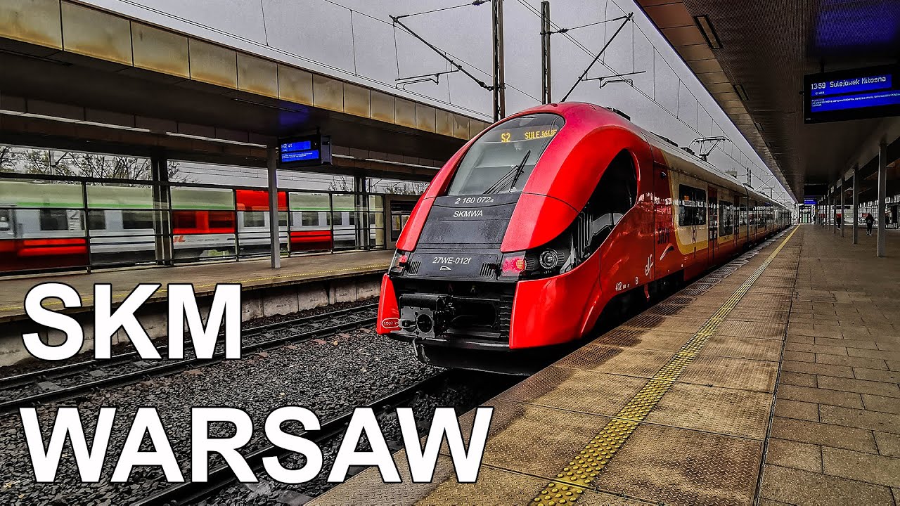 🇵🇱 SKM Warszawa - Suburban Trains in Warsaw (4K (2020)
