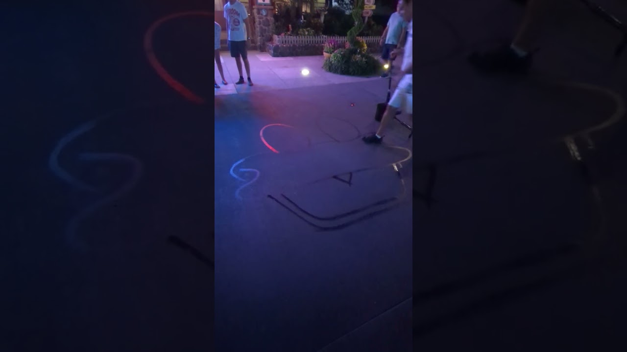 Disney Sidewalk Water Art - Donald Duck @ Hollywood Studios At Walt DisneyWorld