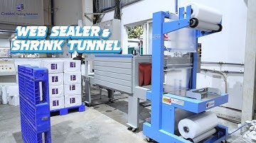 Web Sealer with Shrink Tunnel | Live Installation & Demo | Createc Packing Solutions