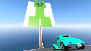 Climbing The Giant Creeper - Epic Race Gta 5