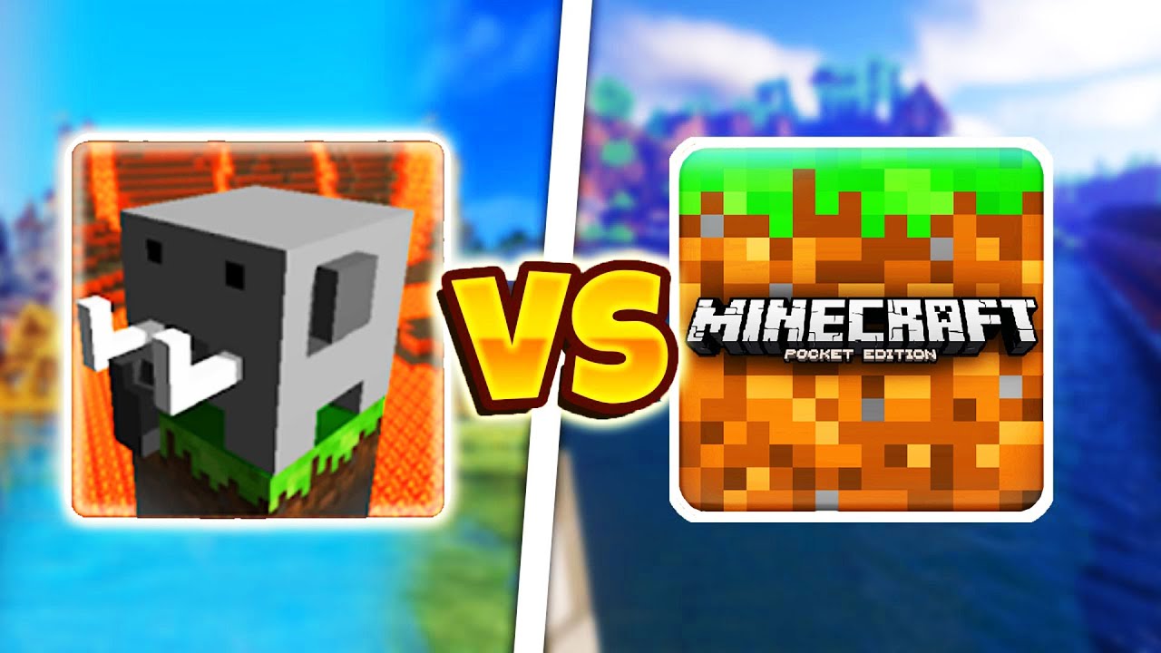 CRAFTSMAN: Building Craft VS MINECRAFT Pocket Editoin | CRAFTSMAN VS