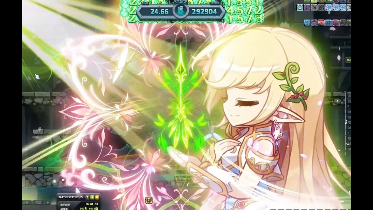 V276 新楓之谷 精靈遊俠 地下水路(下水道)切塔切紫核超麻煩打法 ft.可愛老虎紅包