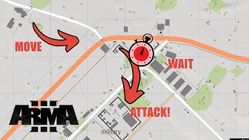 How to Make Units Wait Using Trigger Timers and Waypoints | Arma 3 Eden Editor Tutorial