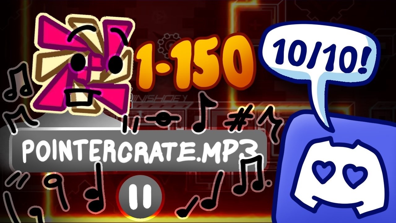 The Top 150 HARDEST GD Levels Ranked by SONG!