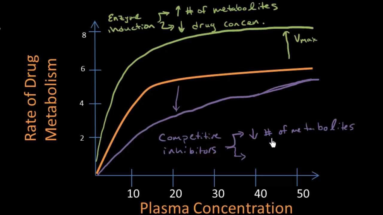 Competitive Inhibition Overview - Pharmacokinetics Lect 17