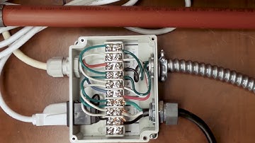 How to wire the junction box on the IBC Superflow SFC combi boiler