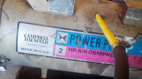 Forge from a  compressor tank