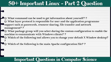 MCQ Questions Linux - Part 2 with Answers
