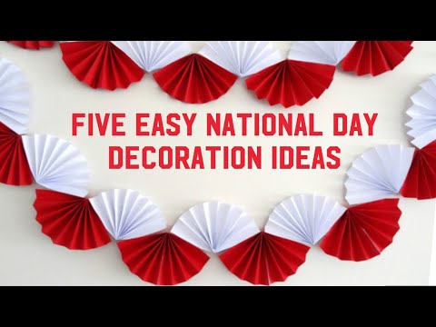 SG National Day Art and Crafts | Singapore National Day Decoration ...