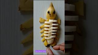 Next-Level Banana Cutting #trending #short Fruit Carving 💘