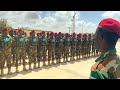 Somali eagles train at barracks in mogadishu