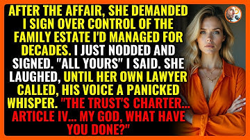 Hij gaf het landgoed door en liet vervolgens artikel IV los