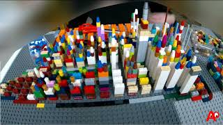 manhattan map #lego #legomoc