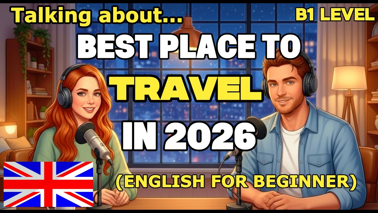 ENGLISH TALK CLASS | TALKING ABOUT BEST PLACE TO TRAVEL IN 2026 | REAL ENGLISH CONVERSATION