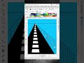 Road night logo design | How To Draw 3D Night Sky In CorelDRAW | CorelDRAW Tutorial