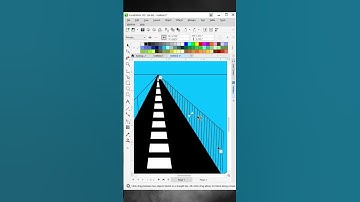 Road night logo design | How To Draw 3D Night Sky In CorelDRAW | CorelDRAW Tutorial