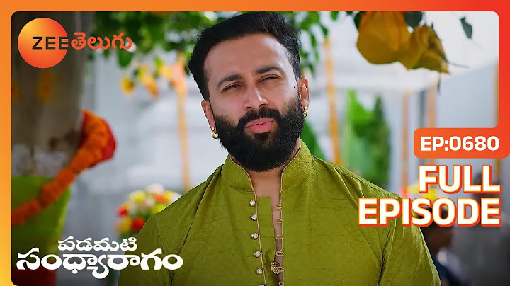 Charu ప్రణాళికలు వేస్తుంది. | Padamati Sandhyaragam | Full Ep. 680 | ZEE Telugu