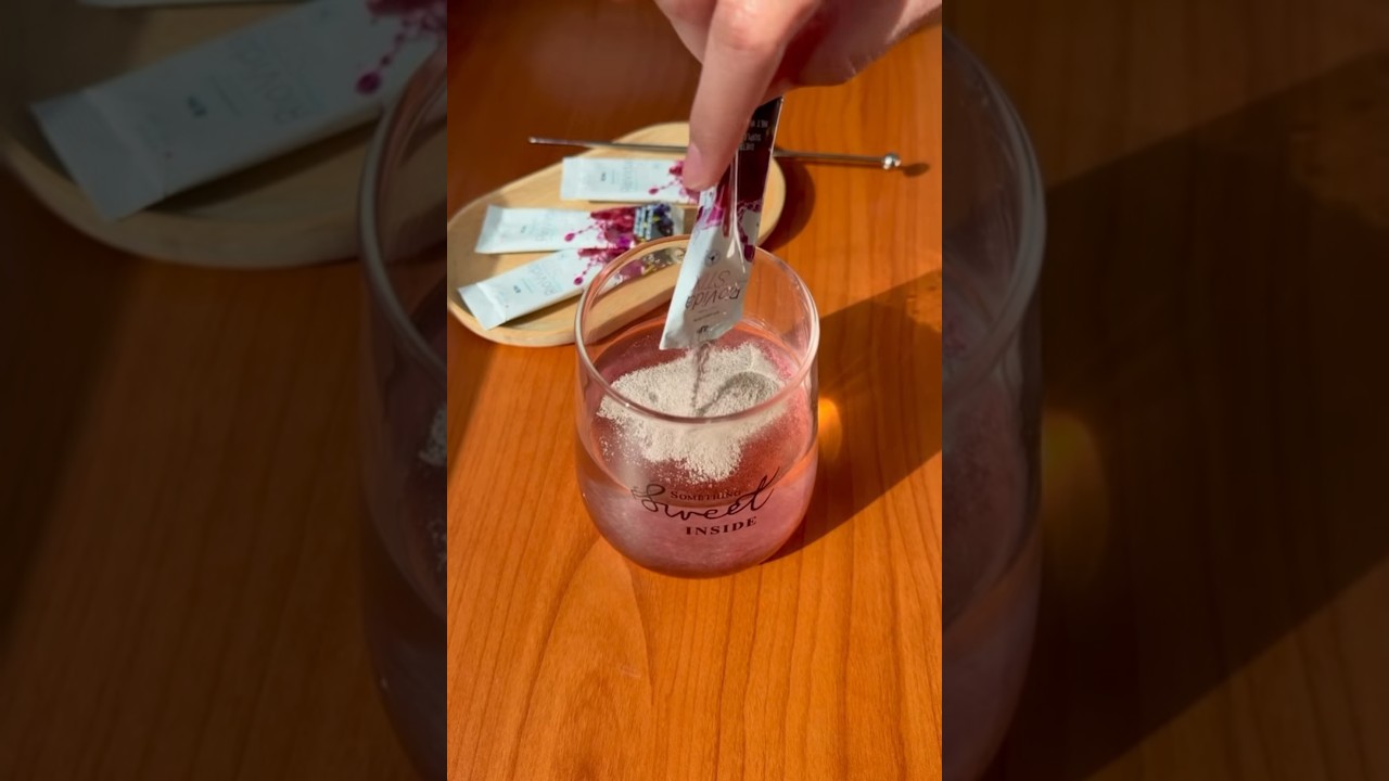 Immune system and antioxidant benefits in single-serving powder pack. 😋​​​ #shorts #trending