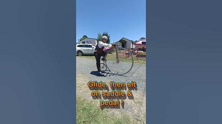 How To Ride a PENNY FARTHING #shorts