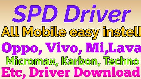 How To Install Spd Driver On Windows 7 64bit 32bit Spreadtrum driver download