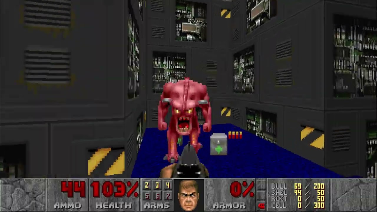 Low Vision Gaming - DOOM 1993 - Episode 1 - Central Processing