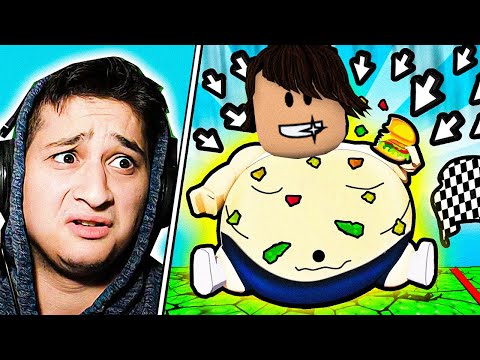 მსუქანი ნუბი ვარ roblox FAT RACE CLICKER roblox