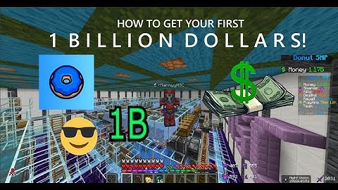 How to Make Your First $1 BILLION on The Donut SMP