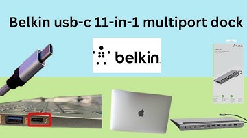 Belkin USB-C Connector /Belkin usb-c 11-in-1 multiport dock to mac /Unboxing video /Best Multiport