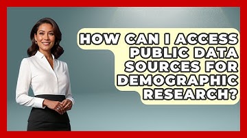 How Can I Access Public Data Sources for Demographic Research? | Demographic Data Answers News