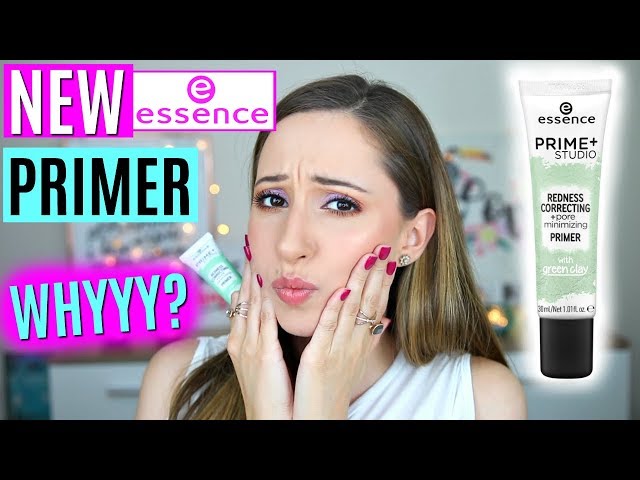 Prime YouTube - Redness Primer Correcting Green Clay With Essence Studio +